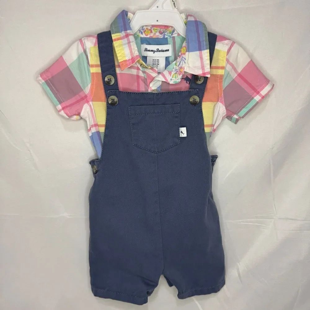 Boys Tommy Bahama 2piece set Size 6-9M